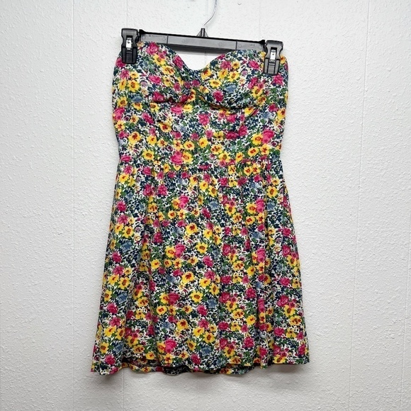 Twenty One Floral Chic Coquette Beach Romantic Coastalgirl Mini Dress Size Small - Picture 1 of 13
